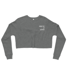 Load image into Gallery viewer, Ministry of Women Embroidered Crop Sweatshirt - Republica Humana