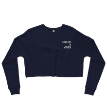 Load image into Gallery viewer, Ministry of Women Embroidered Crop Sweatshirt - Republica Humana