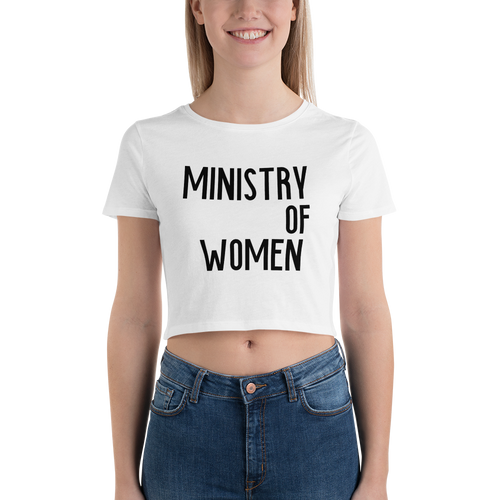 Ministry of Women Fitted Crop Tee - Republica Humana