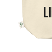 Load image into Gallery viewer, Live to Liberate Earth Friendly Organic Cotton Tote Bag - Republica Humana