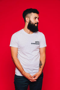 Politely Canadian Men's Tri-blend T-SHIRT - Republica Humana
