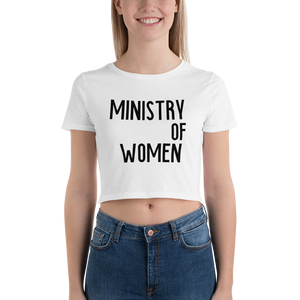 Ministry of Women Fitted Crop Tee - Republica Humana