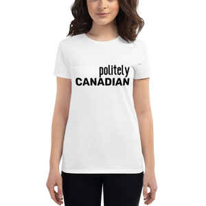 Politely Canadian Women's Classic T-SHIRT - Republica Humana
