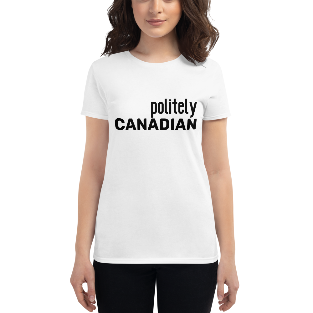Politely Canadian Women's Classic T-SHIRT - Republica Humana